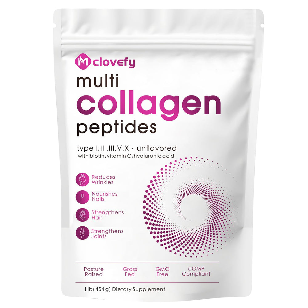 Mclovefy Multi Collagen Powder front label with premium branding