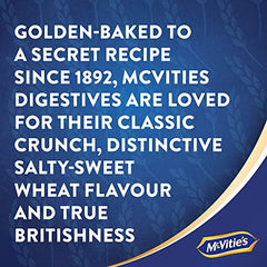 McVitie's Digestives Original with a tea setup, perfect dunk companion.