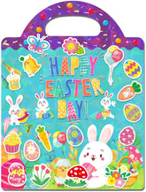 MDCGFOD Easter sticker book cover—reusable stickers for mess-free creativity.