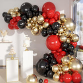 MEBAY Balloon Arch Kit displayed for an elegant wedding backdrop.