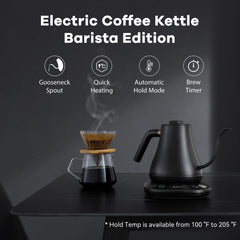 Mecity kettle digital LCD display showing real-time temperature