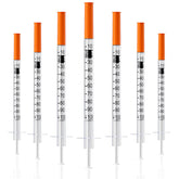 MED NEEDLE U-100 1mL syringe in blister pack for sterile handling and safety.