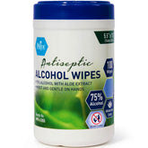 MED PRIDE alcohol wipes large pack for quick on-the-go cleaning
