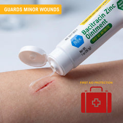 Med Pride Bacitracin Zinc Ointment under a bandage for comfort.