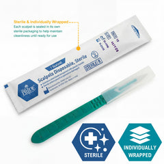 MED PRIDE ergonomic handle offers comfortable grip for precise control during tasks.
