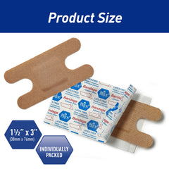 MED PRIDE fabric finger bandage with hypoallergenic adhesive for sensitive skin