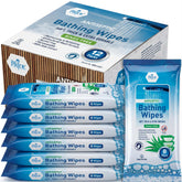 MED PRIDE Hospital Wipes Aloe Vera; soft and thick texture for gentle cleansing.
