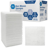MED PRIDE non-woven surgical sponge 200 pack for reliable wound care and quick dressing changes.
