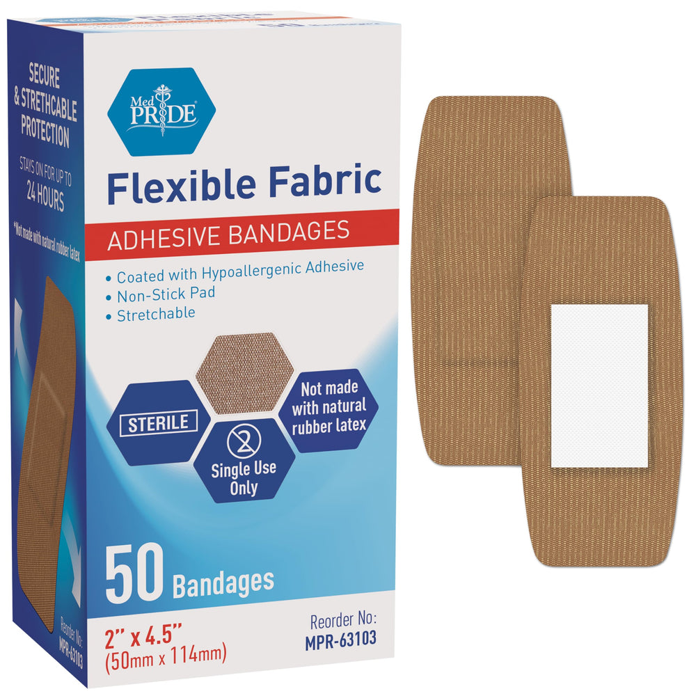 MED PRIDE sterile bandages pack for clean, on-the-go wound care
