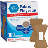 MED PRIDE sterile fingertip bandages packaged for on-the-go protection.