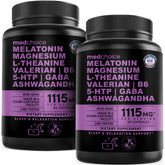 MEDCHOICE 12-in-1 melatonin sleep capsules bottle supports a smoother nightly routine.