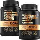 MEDCHOICE 4-in-1 turmeric joint supplement bottle supports daily mobility.
