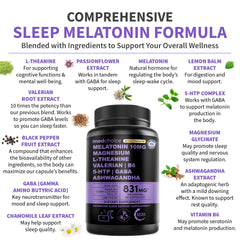 MEDCHOICE chamomile-GABA formula emphasizes serene calm before sleep.