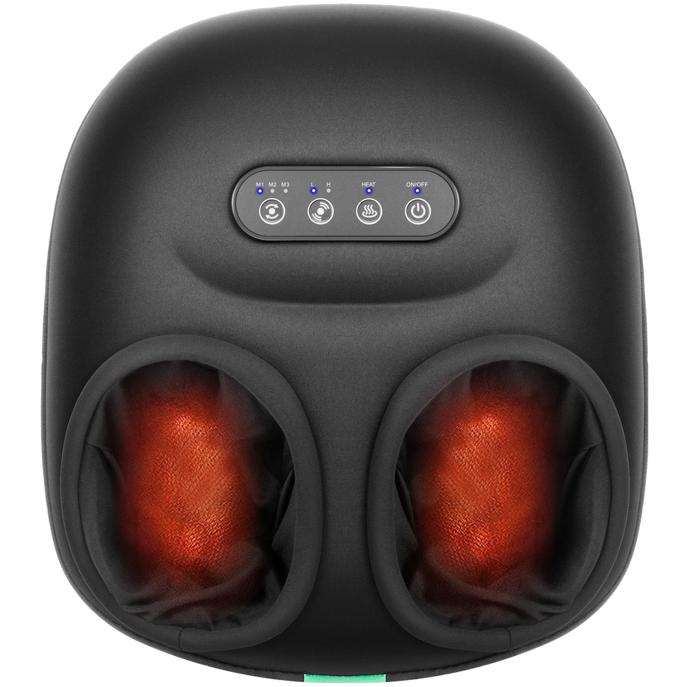 Medcursor Foot Massager Machine with heat and rolling targets feet for spa-like relief.