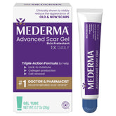 Mederma Advanced Scar Gel bottle for easy daily scar care