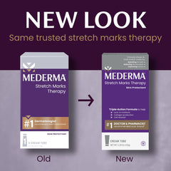 Mederma Stretch Marks Therapy hand application demonstrating massage technique