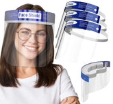 Medical Nation Face Shield clear front view for all day visibility