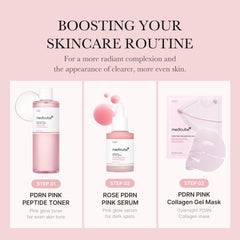 Medicube PDRN Toner peptide complex supports elasticity and resilience.