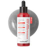 Medicube Peel Shot bottle with HOCl for gentle pore cleansing and hydration.