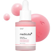 Medicube Rose PDRN Serum bottle showing vegan hydration and glow