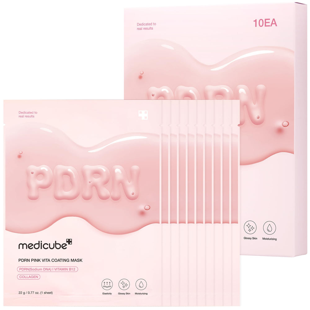 Medicube Salmon DNA PDRN pink Vita coating mask pack for hydrated balanced skin