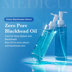 Medicube Zero Pore Cleansing Oil on hand during application