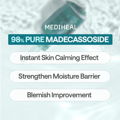 Mediheal Madecassoside sheet material close-up reveals breathable texture
