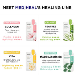 Mediheal Tea Tree Essential Mask helps soothe irritation and balance the skin.