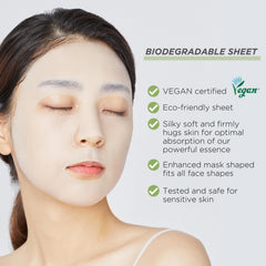 Mediheal Tea Tree Mask with tea tree extracts for balanced skin.