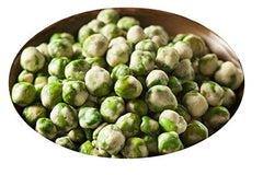 Medley Hills Farm hot wasabi green peas coated with real wasabi for bold heat.