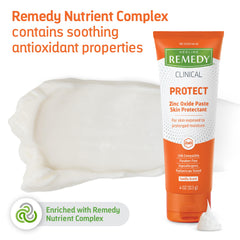 Close-up of paste texture highlighting petrolatum barrier and nourishing oils.