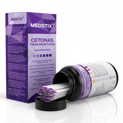 MedStix ketone test strip usage shows quick color change for simple at-a-glance readings