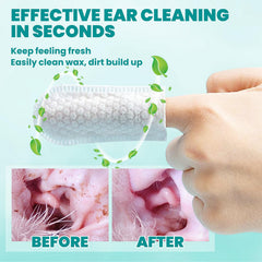 MEDUWEDU ear cleaner finger wipes natural plant formula is non-irritating
