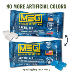 MEG Arctic Mint pack of 24 for travel and training