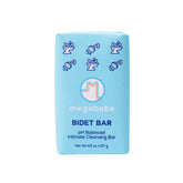Megababe Bidet Bar front-cleanse in action, gentle external wash for everyday comfort.