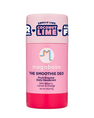 Megababe Daily Deodorant in packaging, aluminum-free and all-natural.