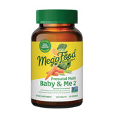 MegaFood Baby & Me 2 prenatal bottle front for prenatal nutrition support