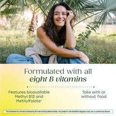 MegaFood Balanced B Complex tablets closeup communicates a compact, simple daily supplement.