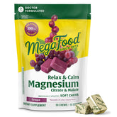 MegaFood Relax Calm bottle front for daily magnesium support and calm mood.