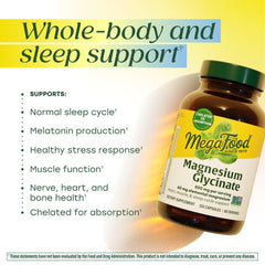 MegaFood real-food spinach leaf highlights spinach-based magnesium source