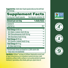 Close up of MegaFood omega capsules showing lemon coated delayed release