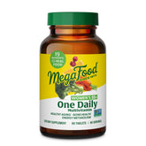 MegaFood Women Over 55 One Daily bottle on shelf for daily energy support.