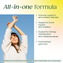 Tablet close-up highlighting iron content for daily replenishment.