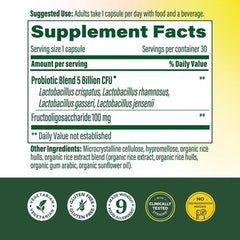 MegaFood bottle cap with moisture-control design for probiotic stability