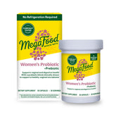 MegaFood Women's Probiotic bottle front showing daily digestive support potential