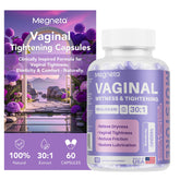 MEGNETA vaginal tightening capsules bottle for daily discreet support