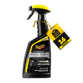 Meguiar's Ultimate Insane Shine Spray delivers a deep gloss on unpainted vinyl surfaces.