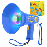 MEGUO voice changer for kids—front view in blue, ideal for imaginative play.
