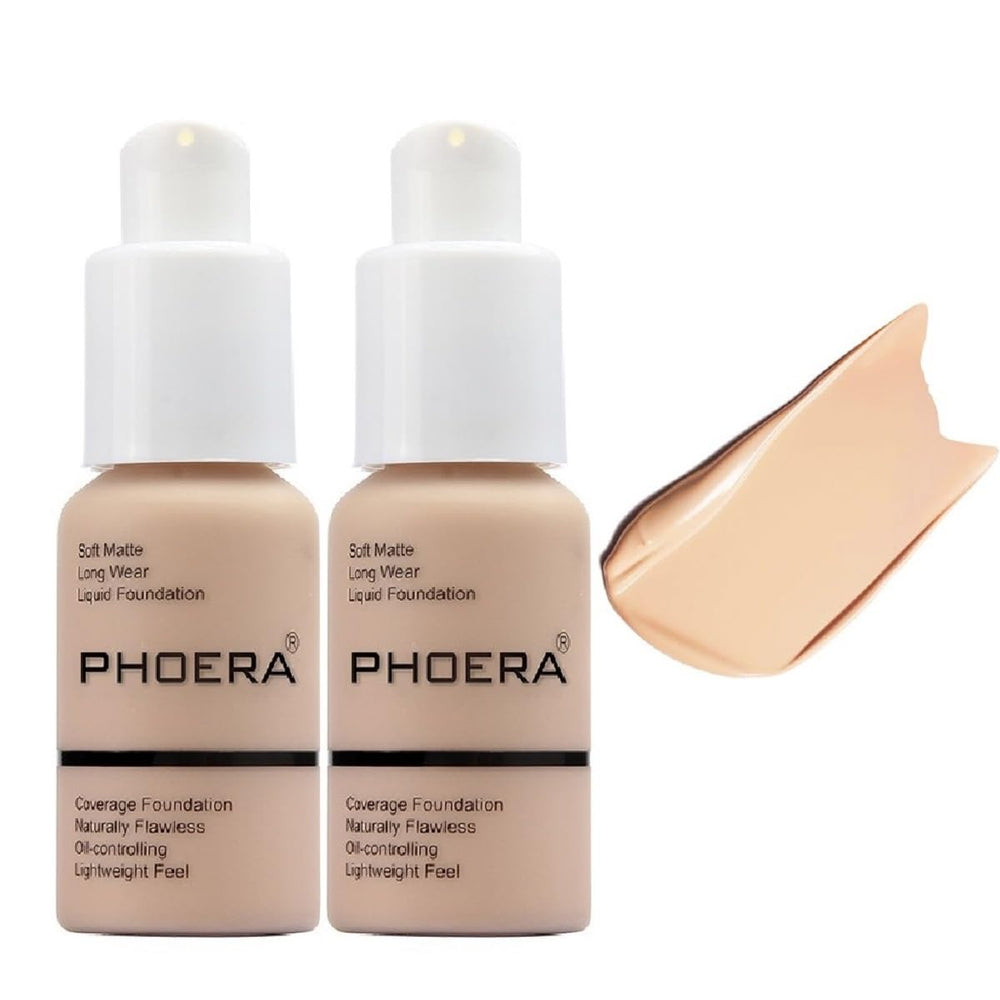 Meifen Phoera Foundation nude 102 bottle for a natural, long-lasting base.