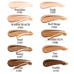 Meifen Phoera Foundation waterproof formula helps stay put during activities.